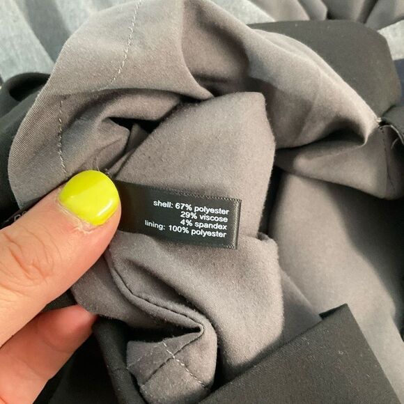 The Limited Women's Sleeveless Colorblock Blue/ Grey/ Black Sheath Dress Size 8 - Picture 8 of 10